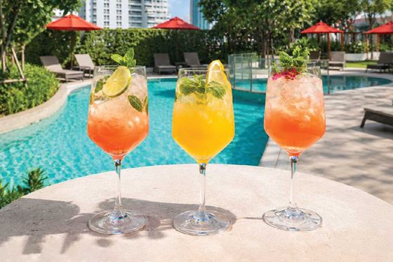 Botter Spritz at Aqua Eatery & Bar - أماري بانكوك