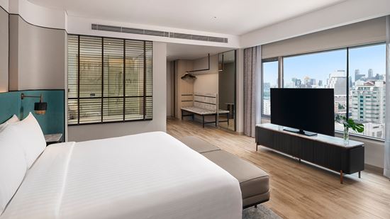 Master Bedroom in Club Two Bedroom Corner Suite