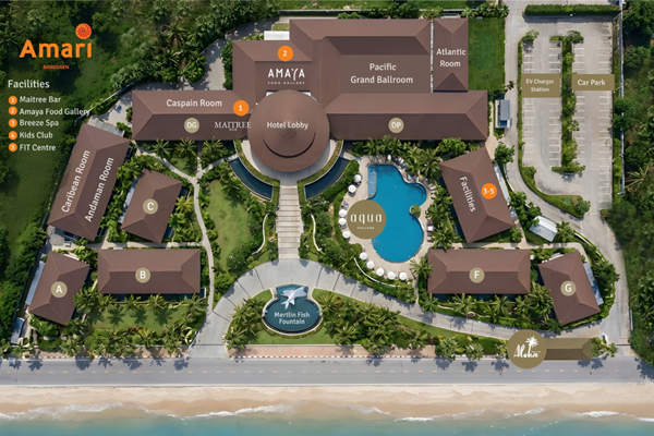 Resort Map - Amari Bangsaen