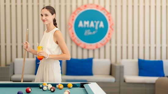 Amaya Bar Pool Table Lifestyle
