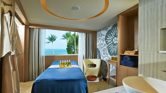 Spa treatment room at Breeze Spa
