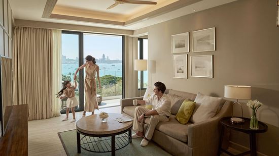 Master bedroom in Club Amari Suite