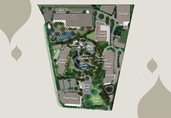 Resort Map - أماري المحيط باتايا