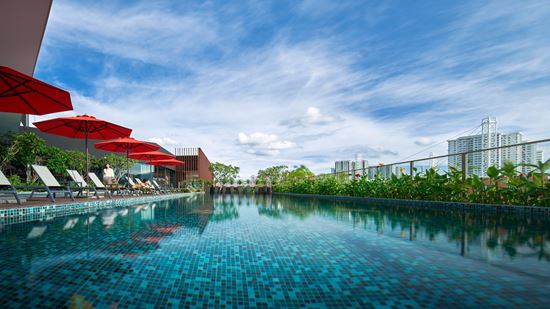 Outdoor Saltwater Swimming Pool