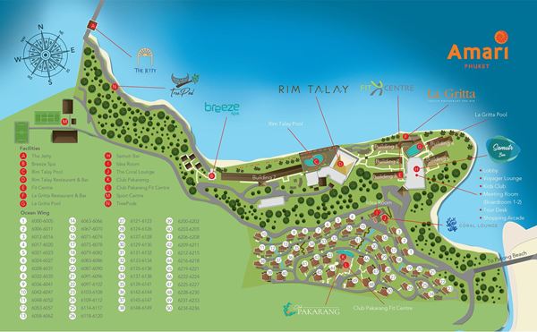 Resort Map - أماري فوكيت